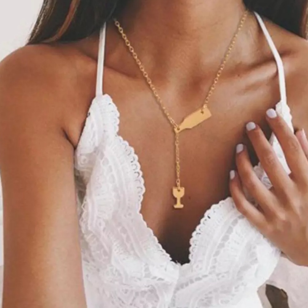 Dainty Wine Lover Necklace